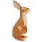 19" Standing Curious Bunny Outdoor Garden Statue